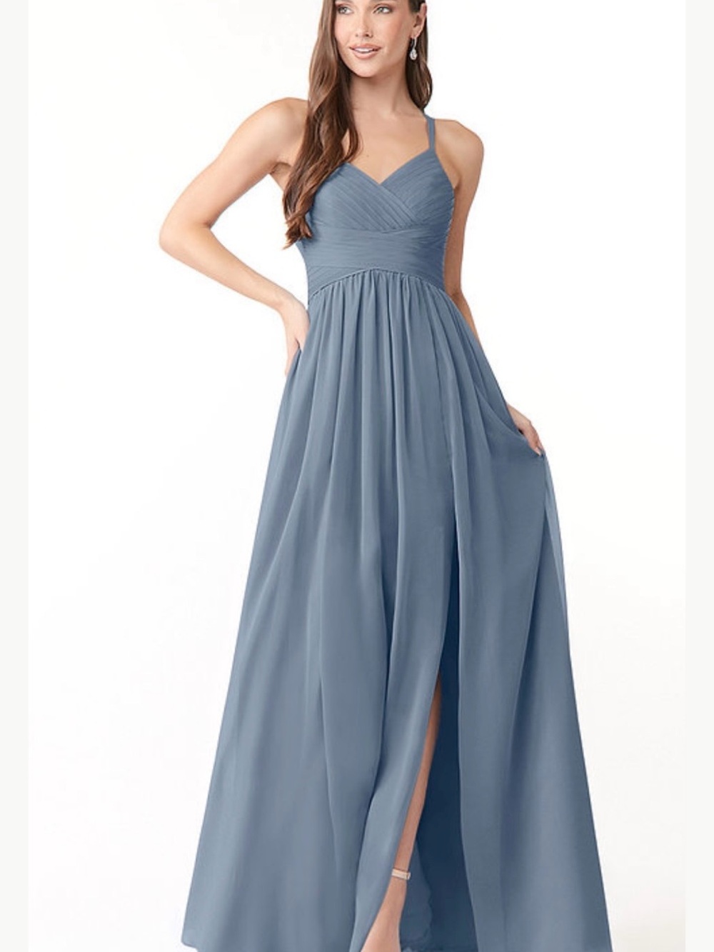 Azazie Jeanna Bridesmaid Dress in Twilight